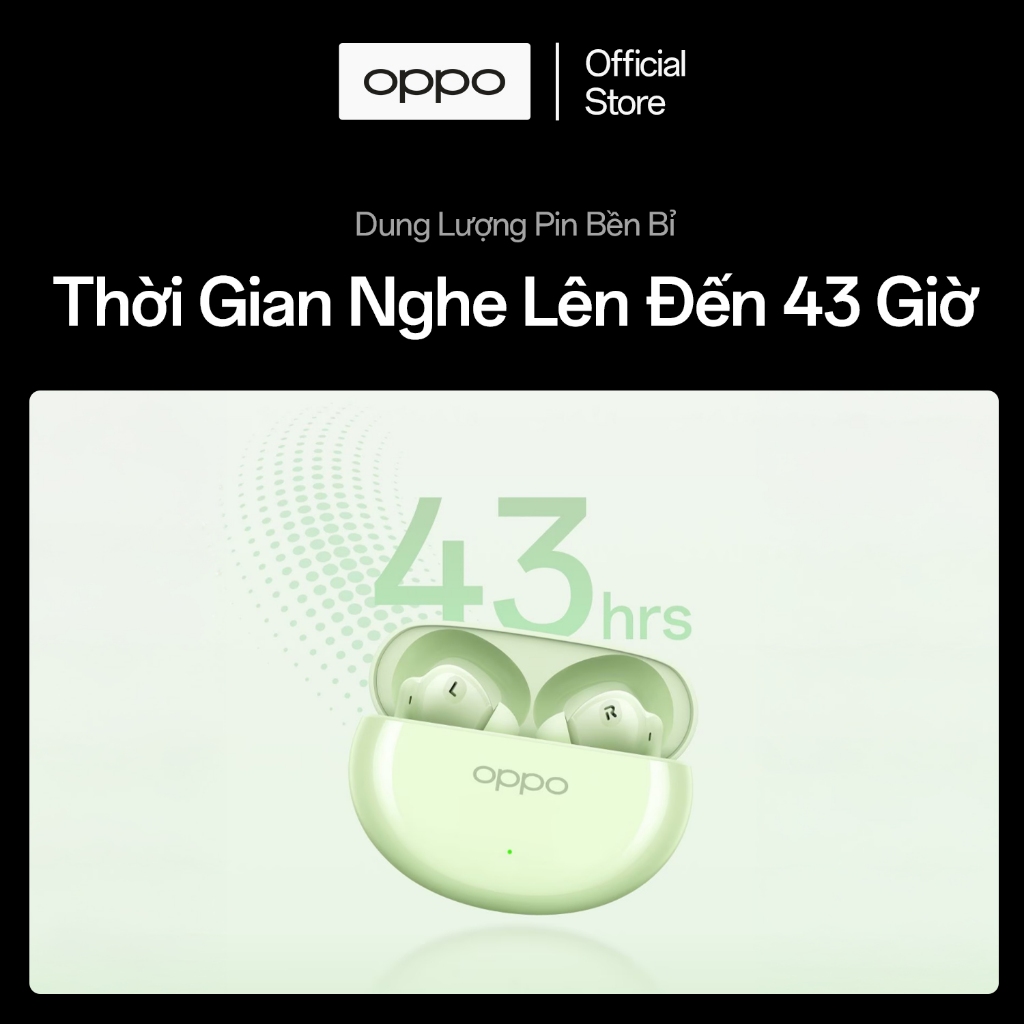 Tai nghe Bluetooth Không dây OPPO Enco Air 4 | Chống ồn | Âm bass sắc nét - Hàng chính hãng | BigBuy360 - bigbuy360.vn