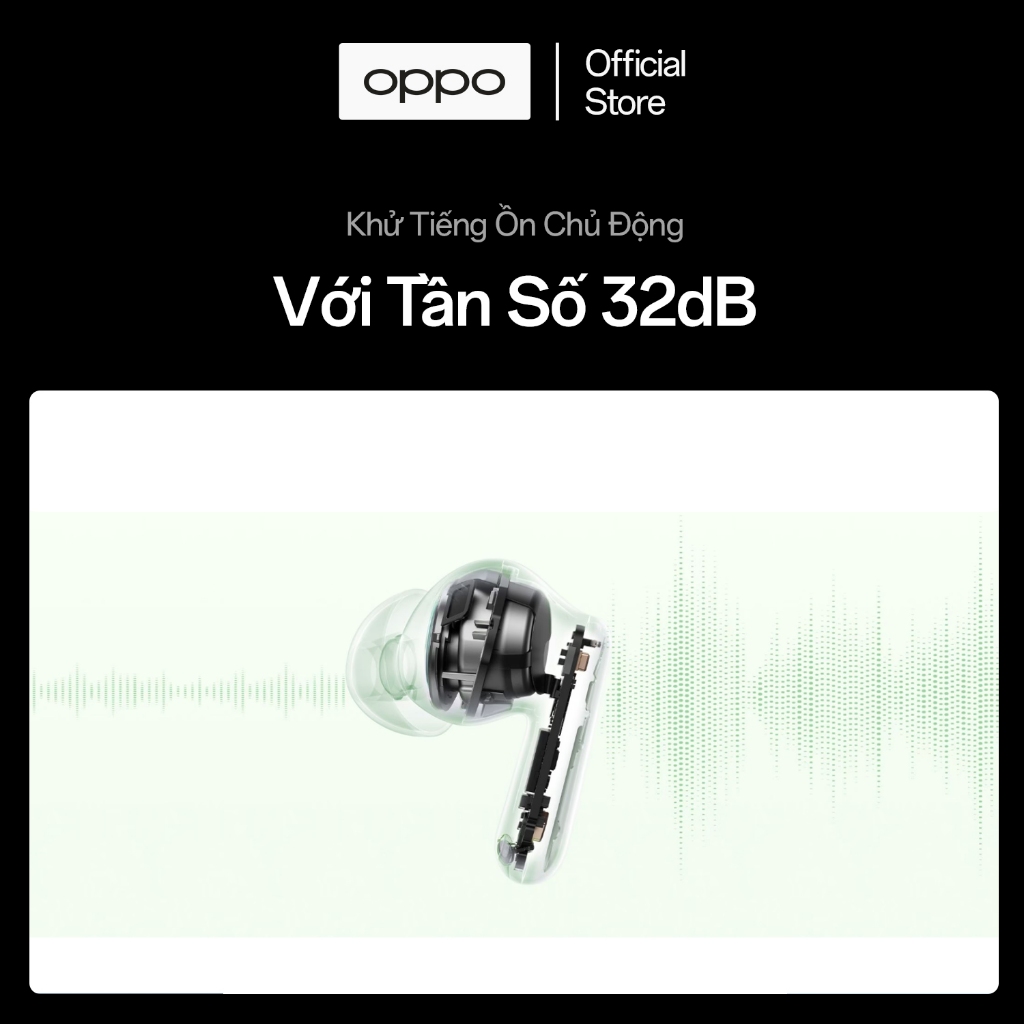 Tai nghe Bluetooth Không dây OPPO Enco Air 4 | Chống ồn | Âm bass sắc nét - Hàng chính hãng | BigBuy360 - bigbuy360.vn