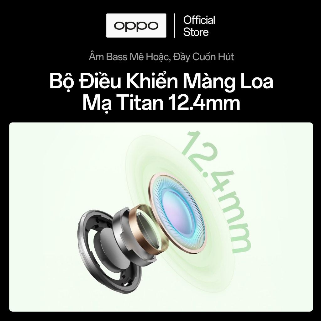 Tai nghe Bluetooth Không dây OPPO Enco Air 4 | Chống ồn | Âm bass sắc nét - Hàng chính hãng | BigBuy360 - bigbuy360.vn