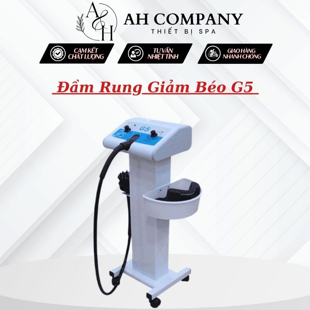 Đầm Rung Giảm Béo G5, Đầm Rung Giảm Mỡ Bụng Với 5 Đầu Đánh Siêu Khỏe Bảo Hành 6 Tháng