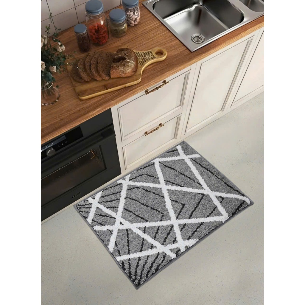 [KAIYO] Thảm Microfiber siêu thấm, thảm decor, thảm chùi chân có chống trượt và cực mềm mại Kaiyo size 50*70cm