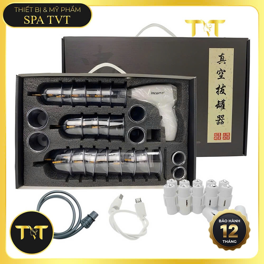 BỘ GIÁC HƠI 24 CỐC HÚT MÁY & HÚT TAY, THƯ GIÃN CƠ THỂ, GIẢM NHỨC MỎI, LƯU THÔNG KHÍ HUYẾT