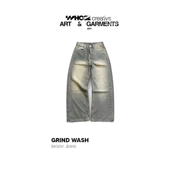 GRIND WASH BAGGY JEANS - Quần jeans wash Whose
