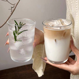Ly thuỷ tinh miệng loe phong cách Hàn Quốc tối giản