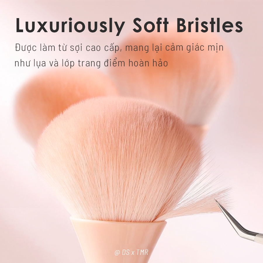 Cọ TMR chính hãng Peach Brush Cọ Trang Điểm Má, Cọ Phủ, Cọ Nền, Makeup cơ bản với nhiều phong cách cùng