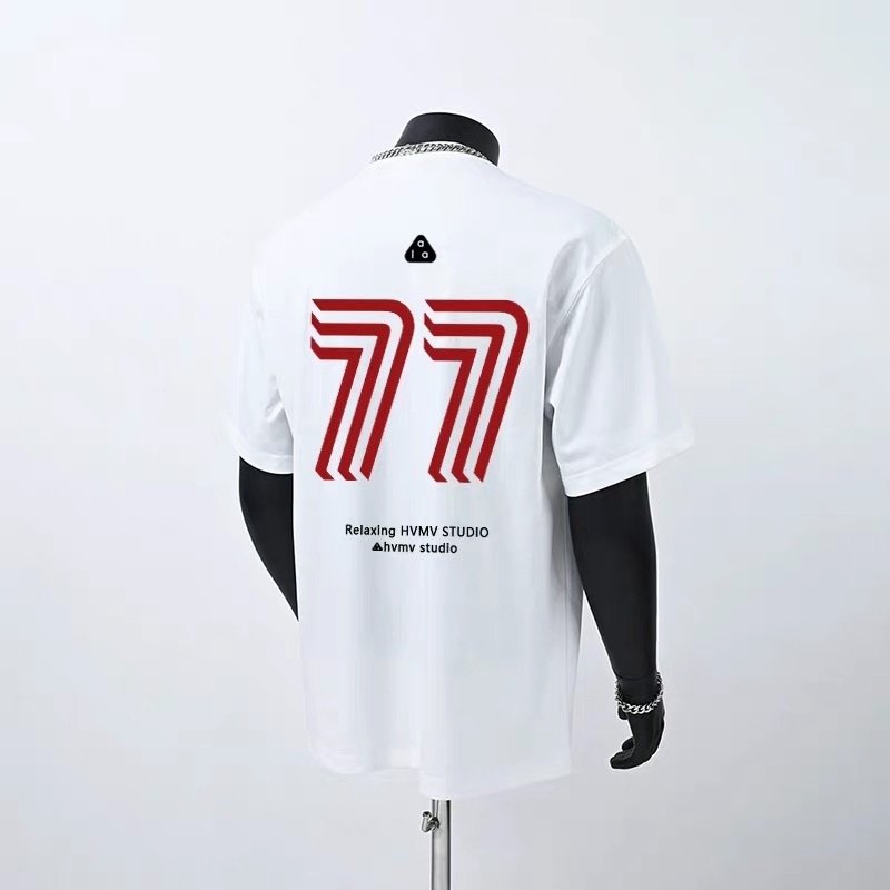 Áo thun Stee Cổ tròn 77 Localbrand ICVCVNI Unisex Cotton