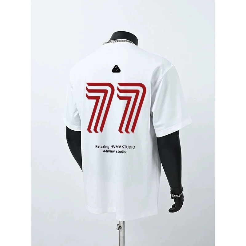 Áo thun Stee Cổ tròn 77 Localbrand ICVCVNI Unisex Cotton