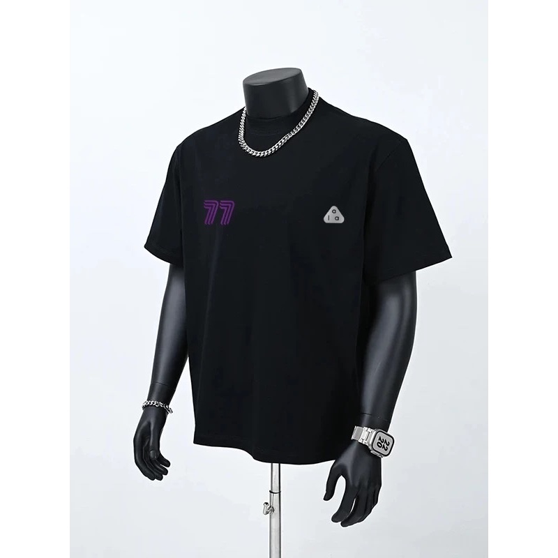 Áo thun Stee Cổ tròn 77 Localbrand ICVCVNI Unisex Cotton