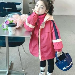 K14-[XẢ KHO][tomnaukid] Áo khoác dù bé gái cực xinh - Size 10-35Kg