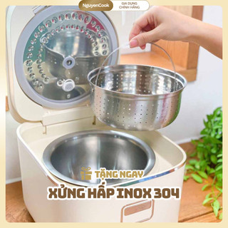 [INOX 304] Nồi Cơm Điện Đa Năng Karlin ART3000 – Lòng Vân Kim, Tách Đường, 11 Chế Độ Nấu NGUYENCOOK