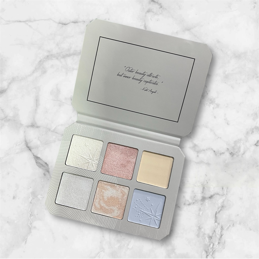 [Mua 1 tặng 1] Bảng highlight đa sắc MC. 6 màu giúp lớp make up rạng rỡ.