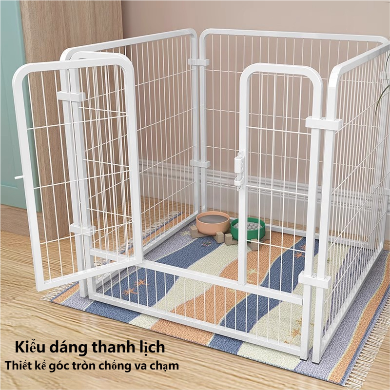 🐶🐱Bộ Quây Chó 6/7/9 Tấm Chống Gỉ dễ dàng Lắp đặt Hàng Rào Chó Chuồng Quây Chó Lớn Dành Mọi Giống Chó