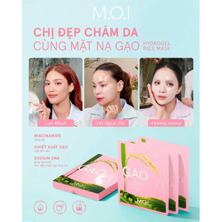 [TẶNG QUÀ] Mặt Nạ Gạo Hydrogel Mặt nạ tinh khiết Premium phiên bản cao cấp MOI COSMETICS Hồ Ngọc Hà