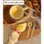 Set bát sứ có tay cầm 4 món hoạ tiết gấu cute,happy