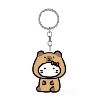 móc khoá hellot kitty lồng động vật