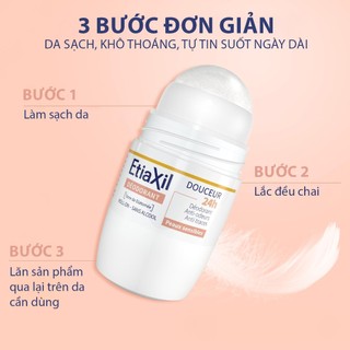 Lăn khử mùi EtiaXil Déodorant Douceur 24h (50ml)