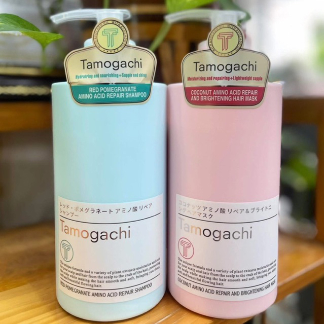 TAMOGACHI DẦU GỘI THUẦN CHAY PHỤC HỒI TÓC MỀM MƯỢT, GIẢM GÃY RỤNG , PHÙ HỢP CHO MỌI LOẠI TÓC 800ml*2