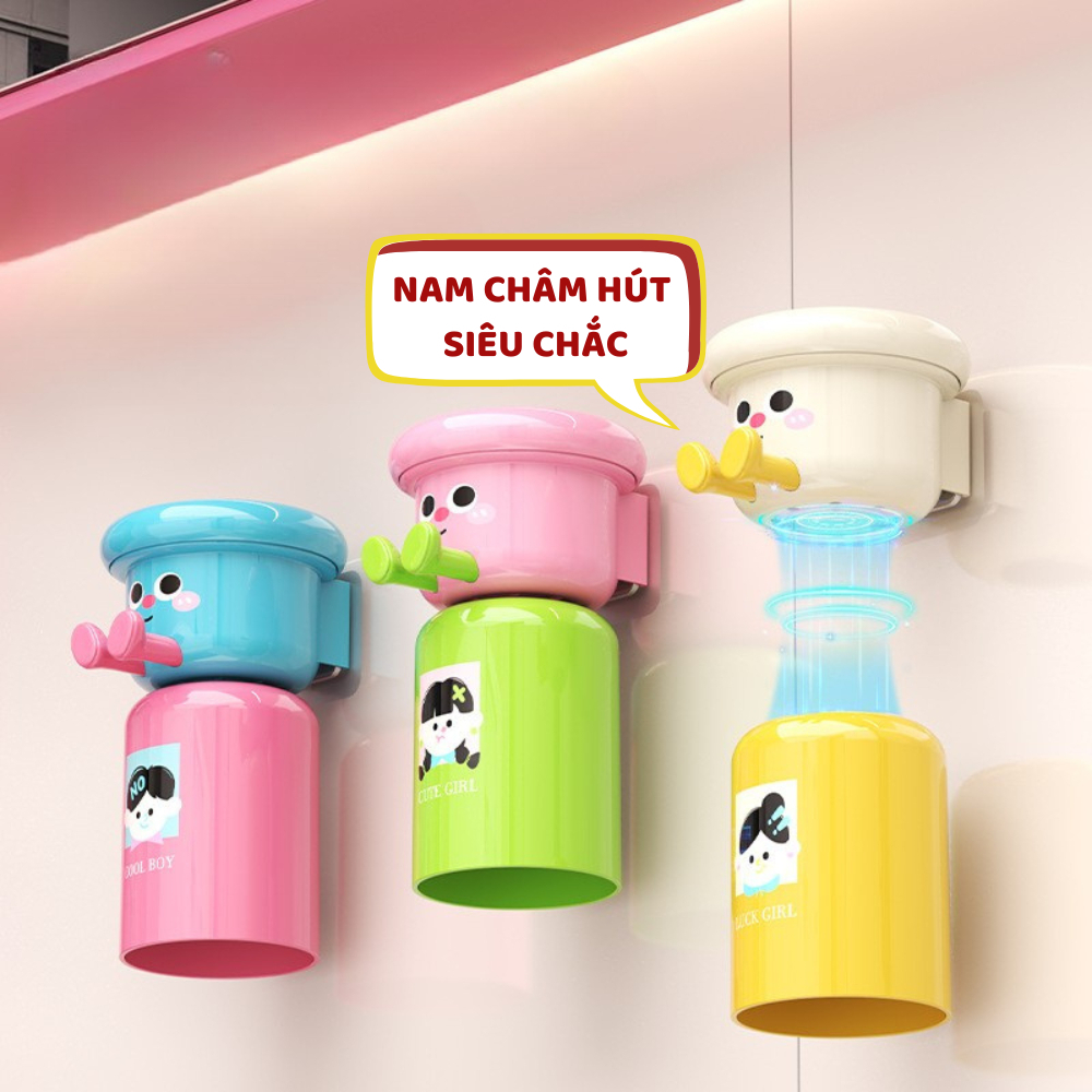 Kệ để bàn chải đánh răng giá để bàn chải đánh răng decor trang trí nhà tắm giúp bé thích đánh răng hơn