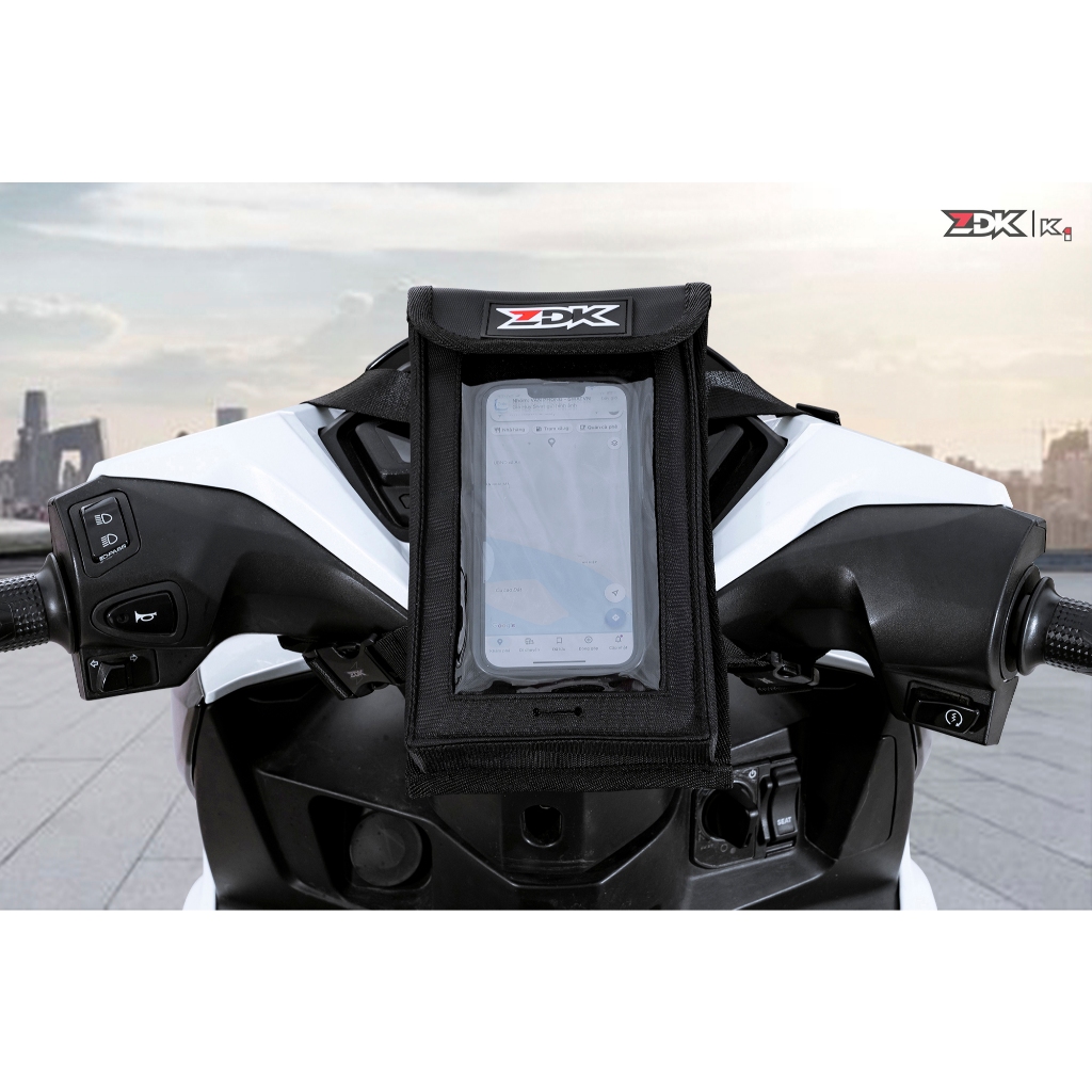 Túi Mini Treo Đầu Xe Máy ZDK K1 Chạy Grab cảm ứng điện thoại - Tiện Dụng- Vừa Túi Tiền.