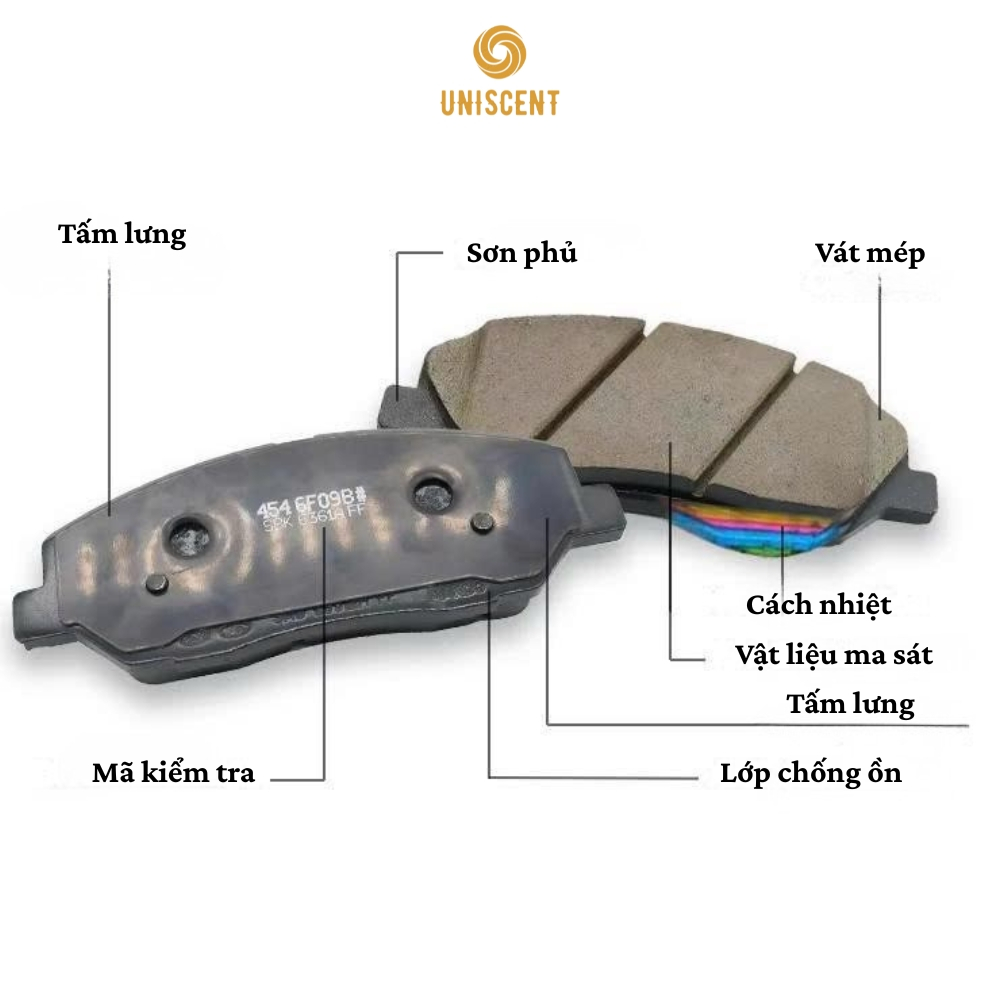 Má Phanh/Bố Thắng Trước KIA Bongo K2500/ K2700/ K2900/ Frontier K125/ K190 Made In Thailand - SP1056