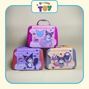 Vali Trang Điểm Mini Kuromi, Bộ Đồ Chơi Makeup Sử Dụng Được Cho Bé Gái - Dream Toy 1001-17A