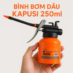 Bình Bơm Dầu Kapusi 250ml | Bình Châm Dầu Tay Cầm Kim Loại | Dụng Cụ Bảo Dưỡng Máy Móc