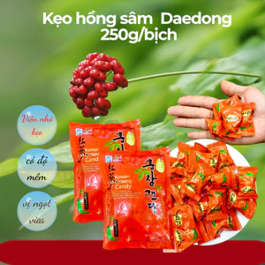 Kẹo hồng sâm Hàn Quốc 250g – Daedong