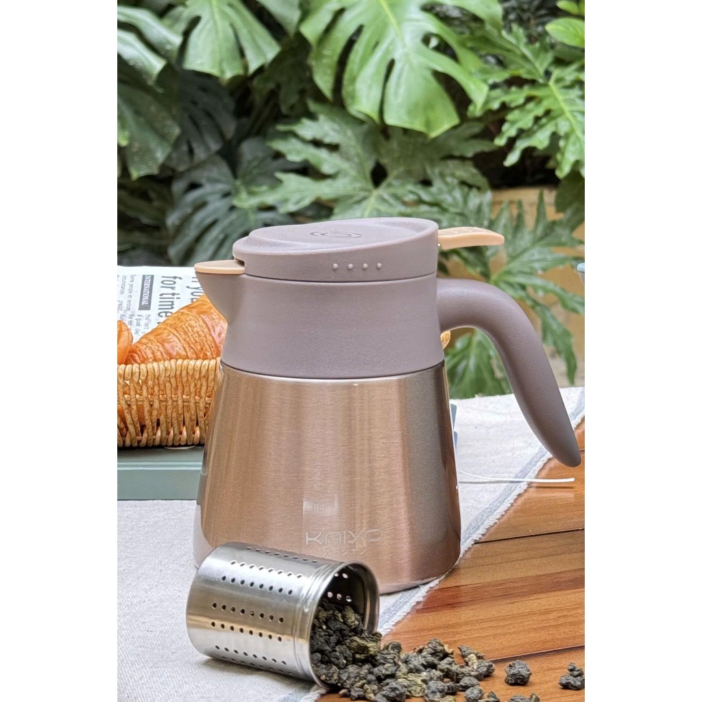 [KAIYO] Bình giữ nhiệt 2 lớp, cốc giữ nhiệt Kaiyo có lõi lọc trà inox, dung tích 500ml
