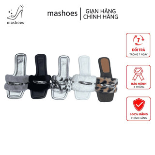DÉP LÊ NỮ XẸP QUAI LỐNG KHOEN BẠC mashoes ĐẾ CHỐNG TRƠN TRƯỢT D4777