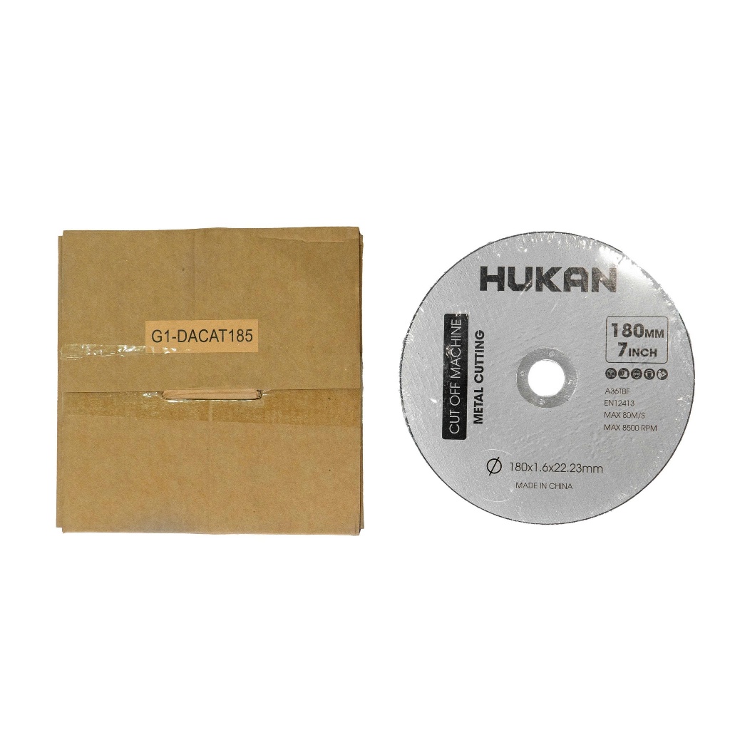 Đĩa Đá cắt HUKAN G1-DACAT185| Đường Kính Lưỡi Cắt 180mm, Độ Dày 1.6mm, Độ Cứng Cao, Ít Hao Mòn