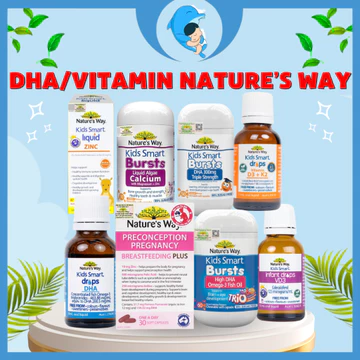 Viên nhai dầu cá/ Kids Smart DHA 300mg/Vitamin D3/ Vitamin D3K2 giúp tăng IQ, phát triển não bộ cho bé MECAHEO