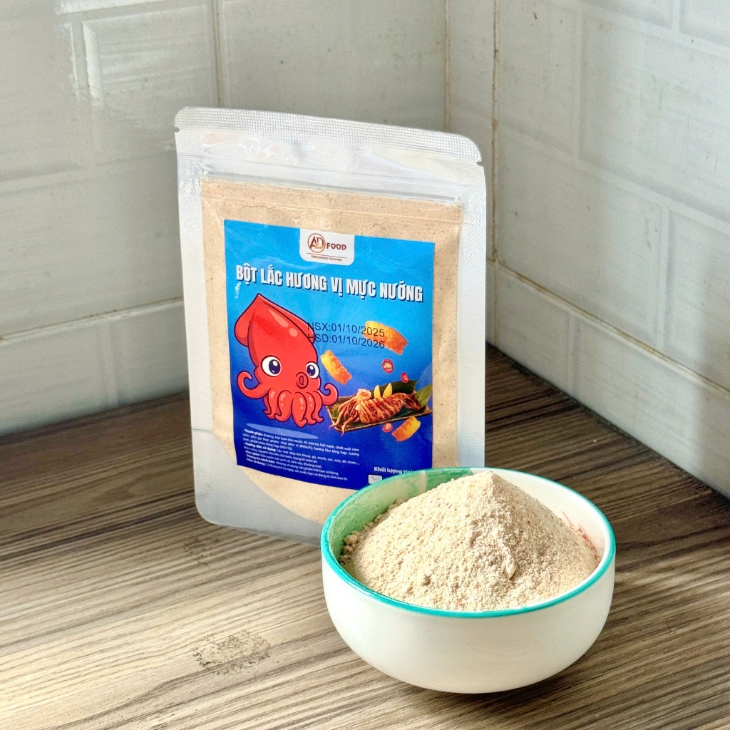 50g Bột lắc hương vị Mực Nướng ADFOOD – Dùng gia vị lắc cho các món chiên khoai tây, gà rán, snack
