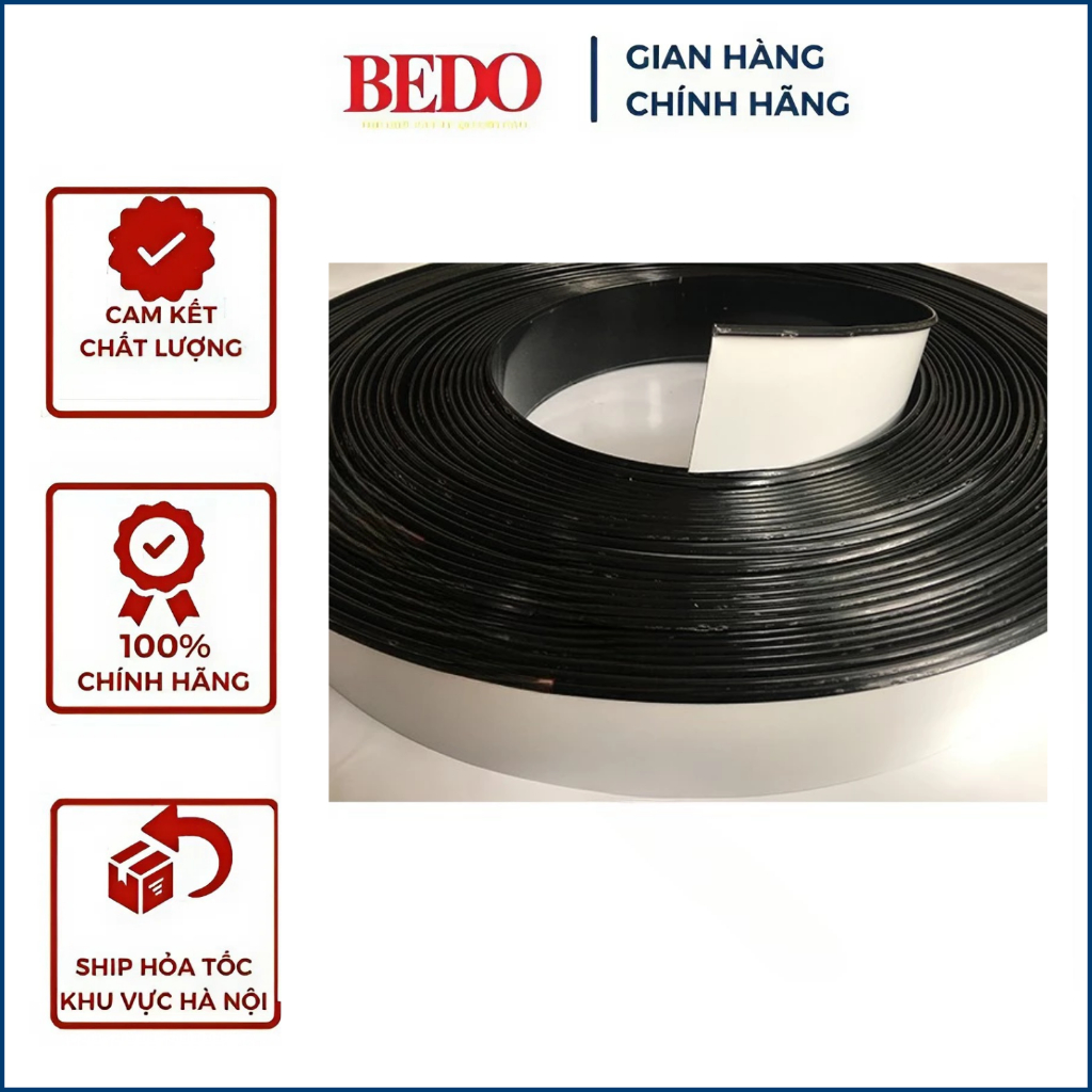 Gáy nhôm uốn chân chữ có gờ BEDO màu Đen - Cuộn 50m dày 0.6mm, đủ bản 4cm 5cm 6cm 8cm làm chữ nổi quảng cáo