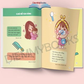 Sách-120 Câu Đố Việt Nam Dành Cho Bé Tập Nói Tập Đọc Minh Họa Bằng Tranh Theo Chủ Đề