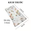 Nệm topper trải sàn êm ái M2T BEDDING kích thước 90x1m9 độ dày 3-4cm