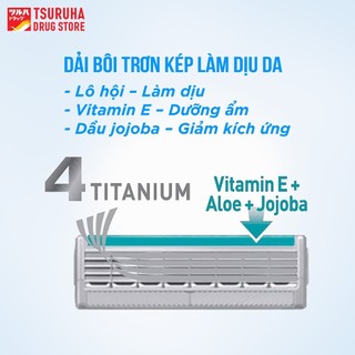 Dao Cạo Râu Cho Nam Cao Cấp Nhật Bản KURASHI RHYTHM Schick Xtreme 3 Lite