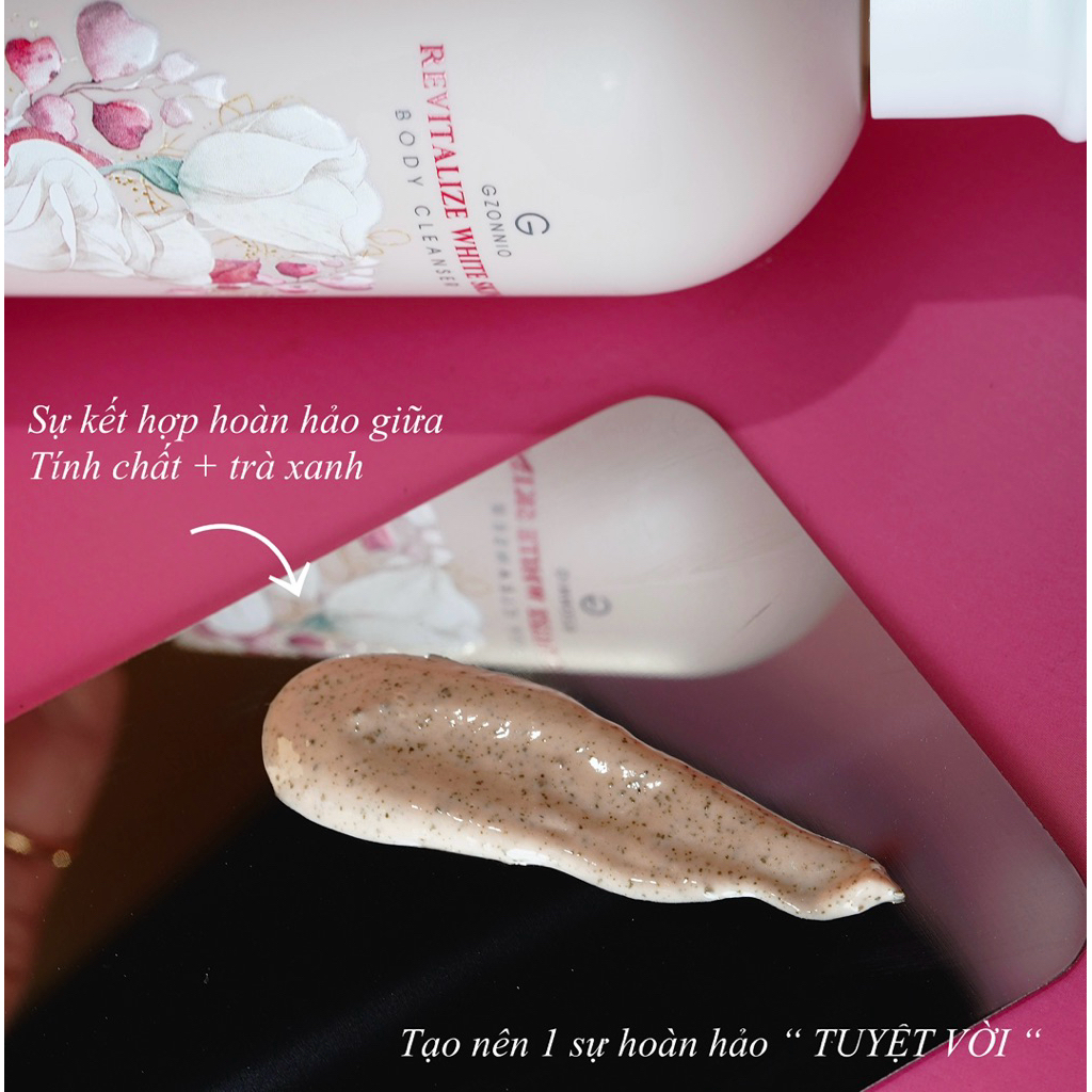 REVITALIZE WHITE SKIN BODY CLEANSER - GZONNIO ( Ủ Trắng )