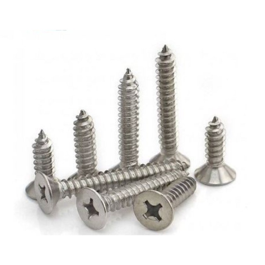 Vít nhọn đầu bằng inox 201 bịch 100 con ( không hít nam châm) | Shopee ...