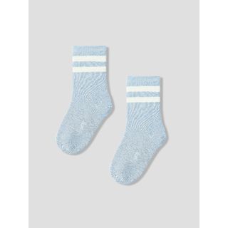 Combo 2 Tất Trẻ Em Cổ Cao Kẻ KCSO25F026
