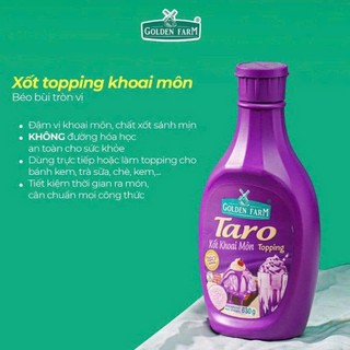 Xốt Khoai Môn Golden Farm 630g – Sốt Khoai Môn Thơm Ngon Béo Mịn