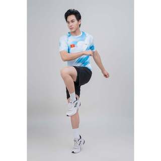 Áo chạy bộ UNISEX- VELOSAR- BST MÂY LỬA DỆT NÊN HÒA BÌNH T-Shirt RTS-60071-L07