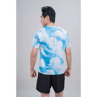 Áo chạy bộ UNISEX- VELOSAR- BST MÂY LỬA DỆT NÊN HÒA BÌNH T-Shirt RTS-60071-L07