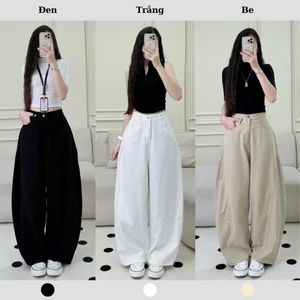 Quần jean nữ ống cong form rộng basic 247store quần jean đi học đi làm Quanjean930