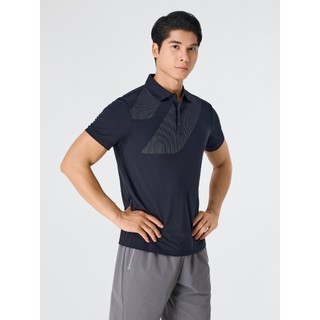 Áo polo thể thao nam YODY Ponte Roma Cool in họa tiết mát mẻ thoải mái co giãn tốt MAPO25A474