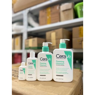 Sữa Rửa Mặt CeraVe Smoothing - Hydrating - SA - Blemish Cleanser Cho Da Dầu Mụn, Da Khô Chính Hãng