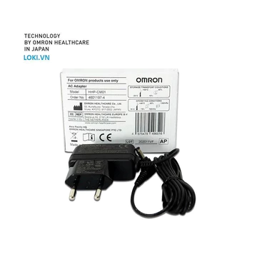 Bộ đổi nguồn dùng cho máy đo huyết áp Omron - AC Adapter chính hãng công ty - giá tốt, hỗ trợ chăm sóc sức khỏe