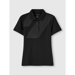 Áo polo thể thao nữ YODY Ponte Roma Cool in họa tiết mát mẻ thoải mái co giãn tốt WAPO25A473