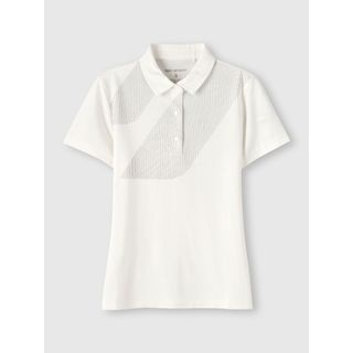 Áo polo thể thao nữ YODY Ponte Roma Cool in họa tiết mát mẻ thoải mái co giãn tốt WAPO25A473