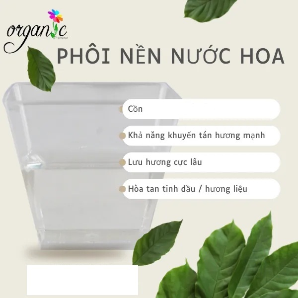 PHÔI NỀN / DUNG MÔI NƯỚC HOA - pha chế nước hoa