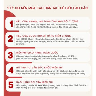 [Hàng Loại 1] Combo 5 túi 250 miếng dán nóng ngải cứu giảm đau nhức cơ thể, vai gáy, đau cơ